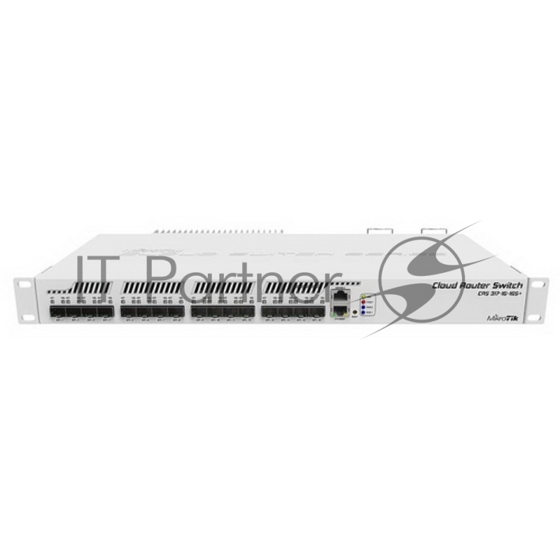 Коммутатор MikroTik CRS317-1G-16S+RM 16х SFP+, 1х 1G RJ45, SwOS или RouterOS