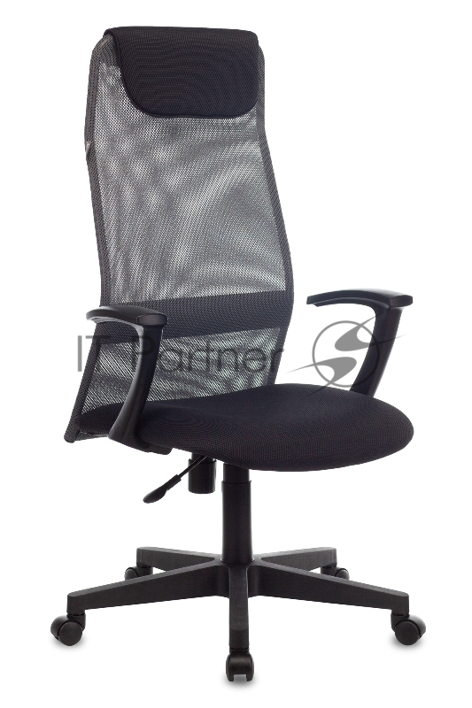 Кресло Бюрократ KB-8/DG/TW-12 TW-04 TW-12 серый, сетка
