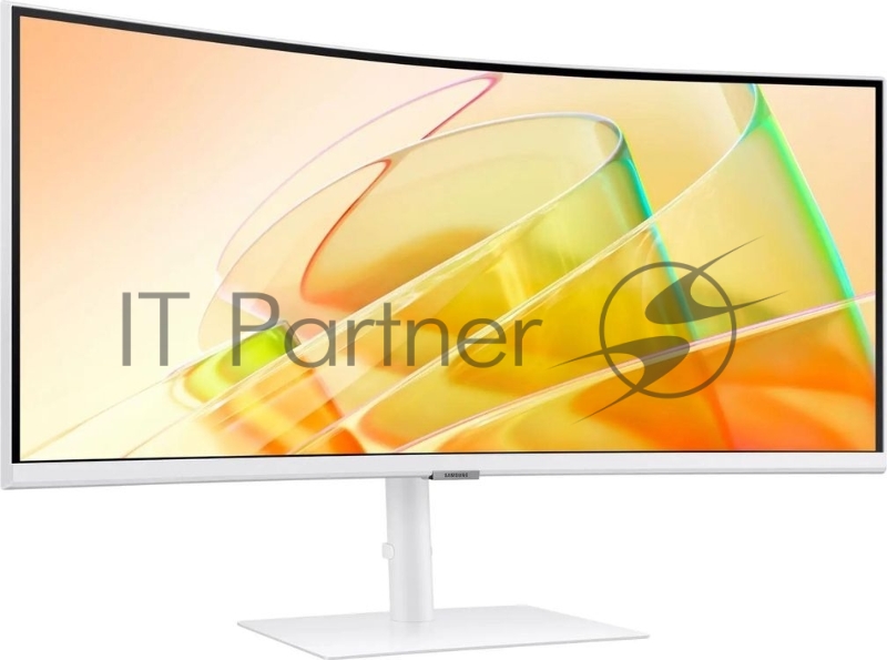 Монитор Samsung 34 ViewFinity S6 S34C650TAUXEN белый VA LED 5ms 21:9 HDMI M/M полуматовая HAS Piv 350cd 178гр/178гр 3440x1440 100Hz FreeSync DP Ultra WQHD USB 8.1кг
