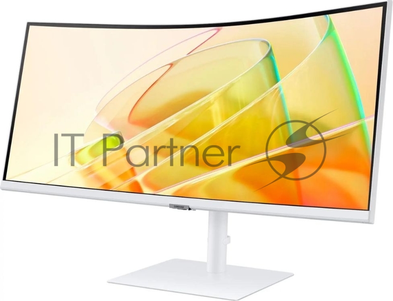 Монитор Samsung 34 ViewFinity S6 S34C650TAUXEN белый VA LED 5ms 21:9 HDMI M/M полуматовая HAS Piv 350cd 178гр/178гр 3440x1440 100Hz FreeSync DP Ultra WQHD USB 8.1кг