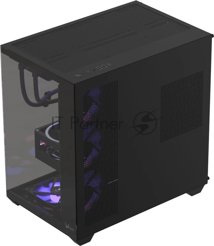 Корпус Formula Crystal Z2 Plus AR V2 черный без БП E-ATX 6x120mm 3x140mm 1xUSB2.0 1xUSB3.0 audio bott PSU