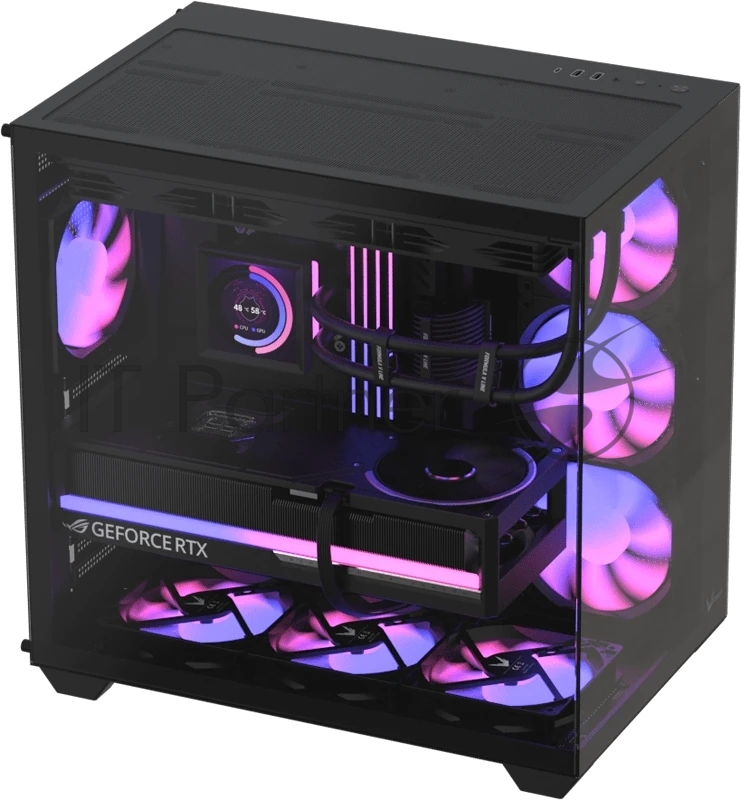 Корпус Formula Crystal Z2 Plus AR V2 черный без БП E-ATX 6x120mm 3x140mm 1xUSB2.0 1xUSB3.0 audio bott PSU