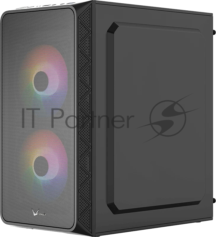 Корпус Formula Air Mesh G4 Plus AR черный без БП mATX 1xUSB2.0 audio
