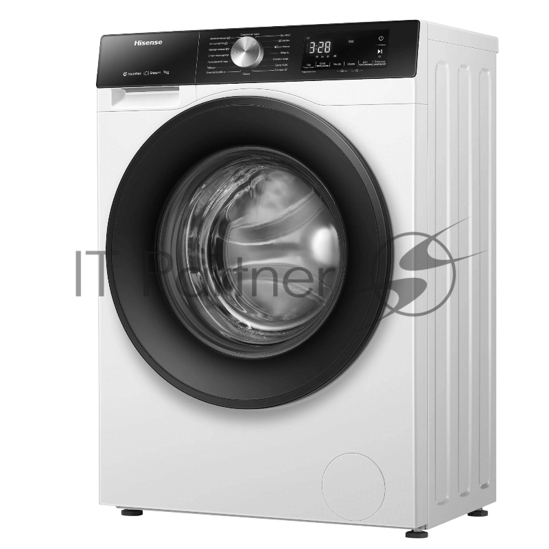 Стиральная машина Hisense WF3S7021BWU белый, загрузка фронтальная 7 кг, 1200 об/мин, класс A+++