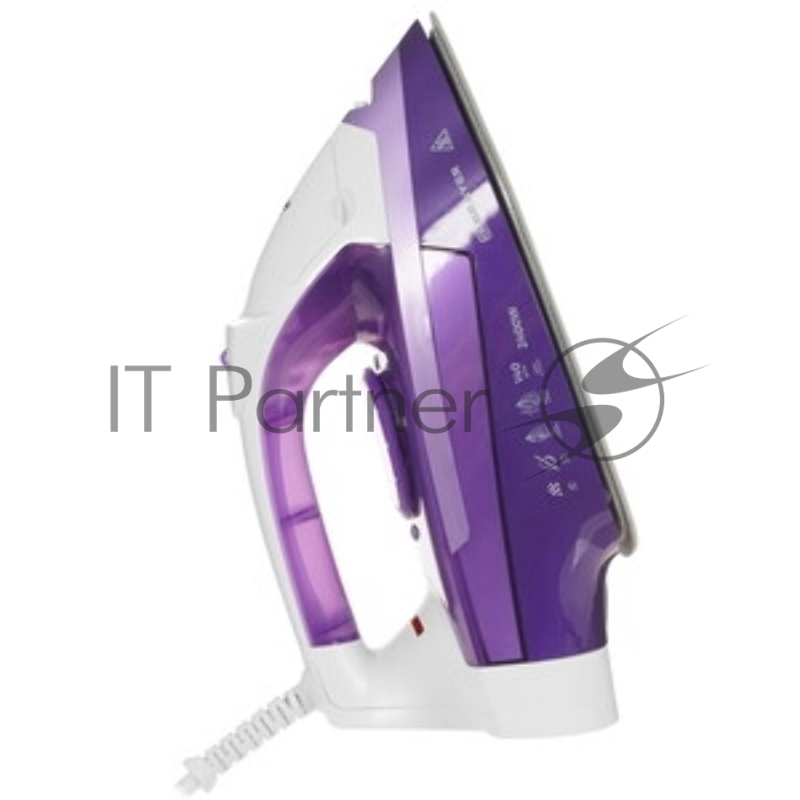 Утюг BRAYER BR4004 фиолетовый/белый, 2400 Вт, 25 г/мин, 140 г/мин, 280 мл