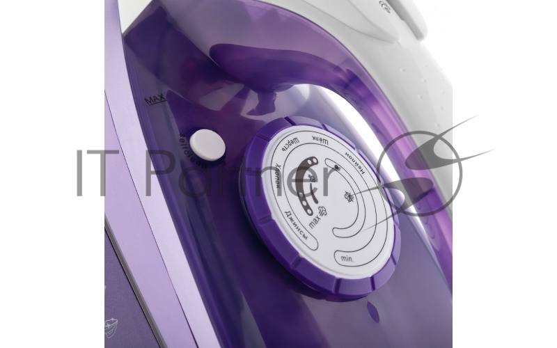Утюг BRAYER BR4004 фиолетовый/белый, 2400 Вт, 25 г/мин, 140 г/мин, 280 мл