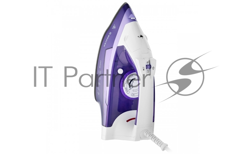 Утюг BRAYER BR4004 фиолетовый/белый, 2400 Вт, 25 г/мин, 140 г/мин, 280 мл