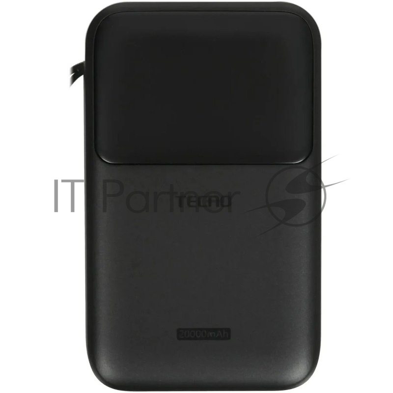 Портативный аккумулятор Tecno Pocket S201 20000mAh 2.4A 2xUSB-A/USB-C черный