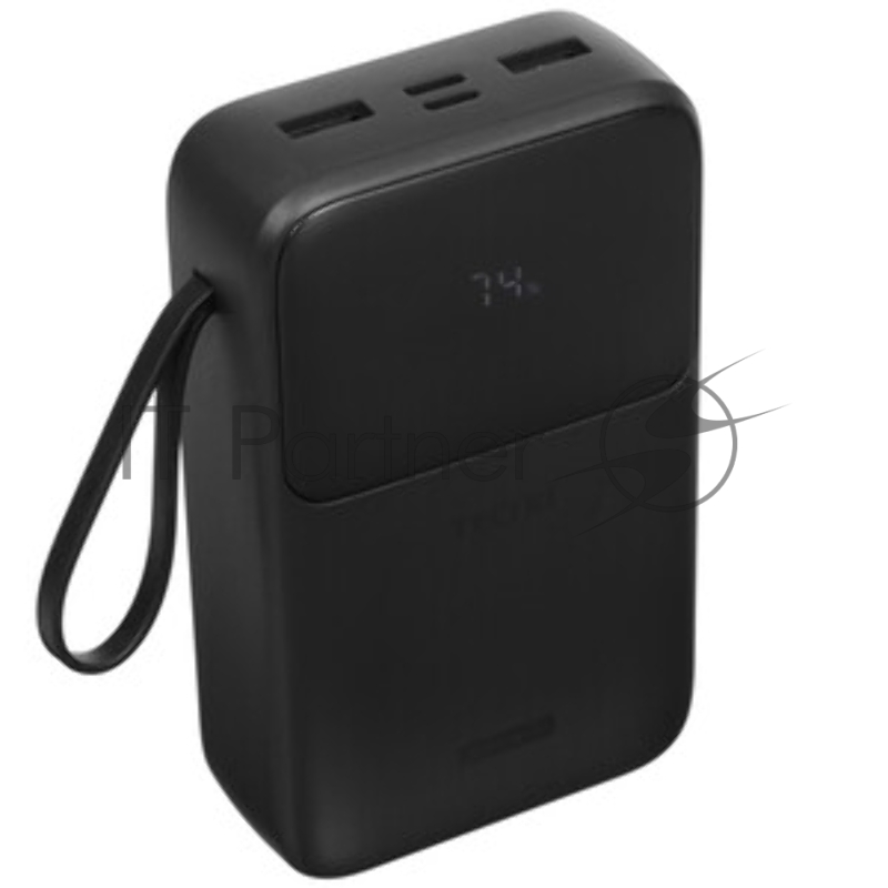 Портативный аккумулятор Tecno Pocket S201 20000mAh 2.4A 2xUSB-A/USB-C черный