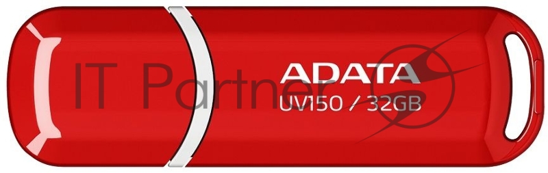 Флешка USB ADATA UV150 (AUV150-32G-RRD), 32Gb, USB 3.0, R/W 35/10, красный