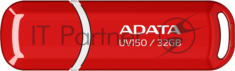 Флешка USB ADATA UV150 (AUV150-32G-RRD), 32Gb, USB 3.0, R/W 35/10, красный