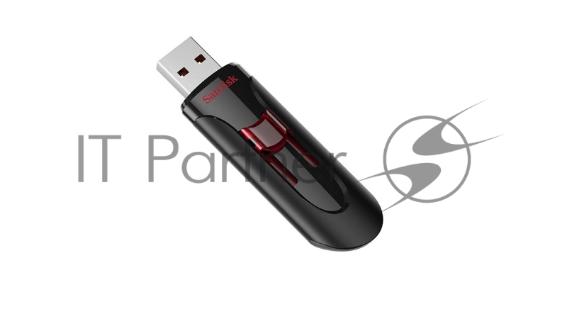 Флешка USB Sandisk CZ600 Cruzer Glide (SDCZ600-064G-G35), 64Gb, USB 3.0, R/W 10/20, черный