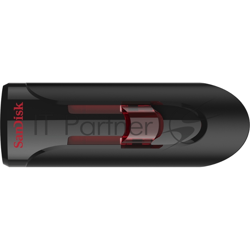 Флешка USB Sandisk CZ600 Cruzer Glide (SDCZ600-064G-G35), 64Gb, USB 3.0, R/W 10/20, черный