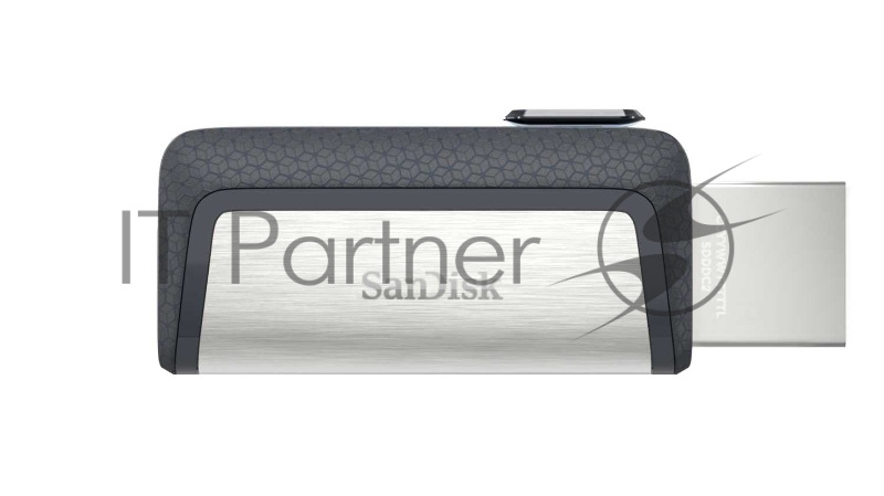 Флешка USB Sandisk DDC2 Ultra Dual (SDDDC2-032G-G46), 32Gb, USB 3.0/USB 3.1 Type C, R/W 150/30, серый/черный
