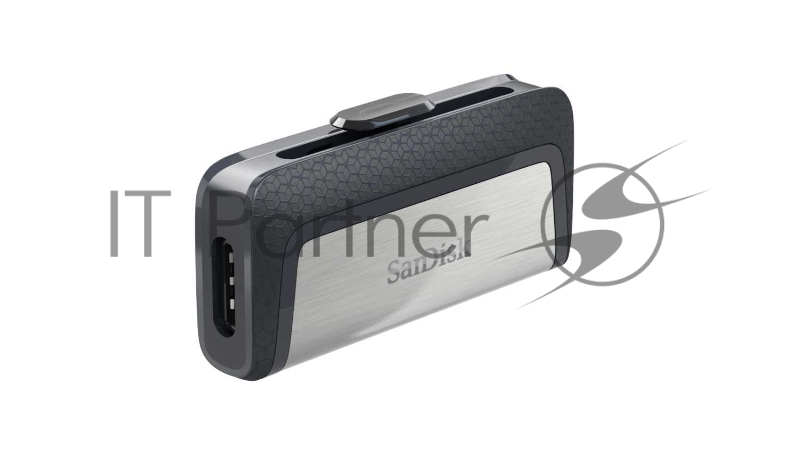 Флешка USB Sandisk DDC2 Ultra Dual (SDDDC2-032G-G46), 32Gb, USB 3.0/USB 3.1 Type C, R/W 150/30, серый/черный