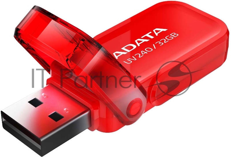 Флешка USB ADATA UV240 (AUV240-32G-RRD), 32Gb, USB 2.0, R/W 15/5, красный