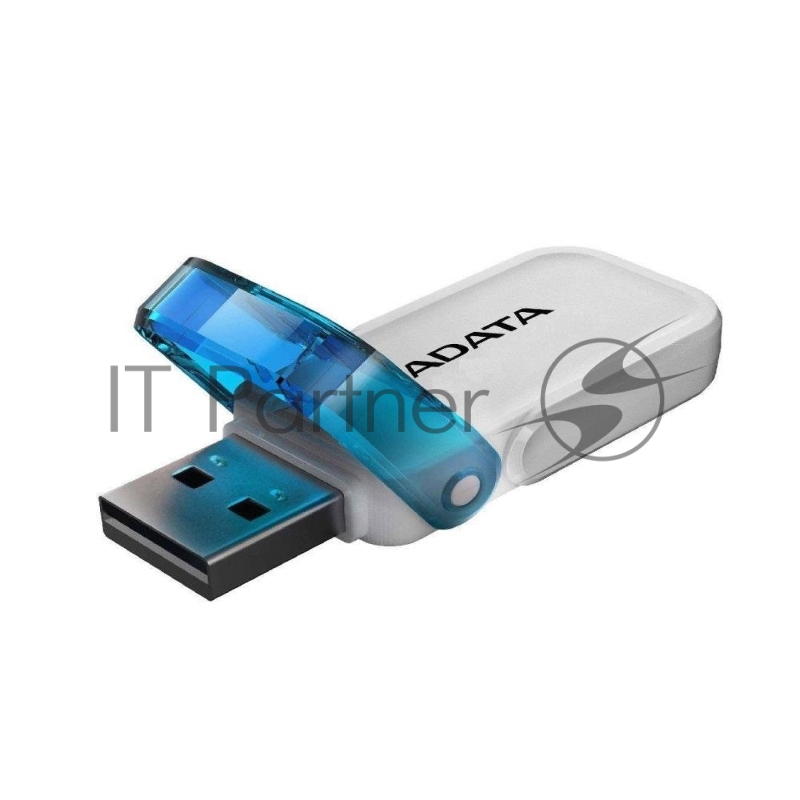 Флешка USB ADATA UV240 (AUV240-32G-RWH), 32Gb, USB 2.0, R/W 15/5, белый/синий