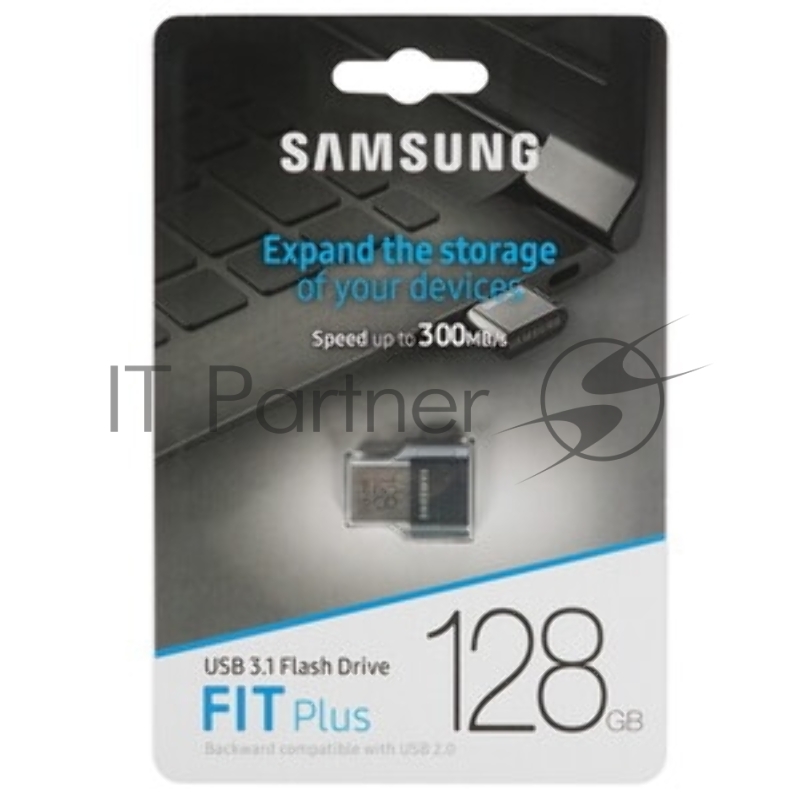 Флешка USB Samsung FIT Plus, 128Gb USB 3.1, 300 Mb/s