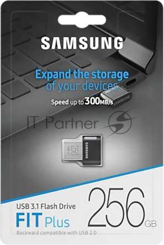 Флешка USB 256Gb USB Drive USB 3.1 Samsung FIT Plus (up to 300Mb/s) (MUF-256AB/APC)