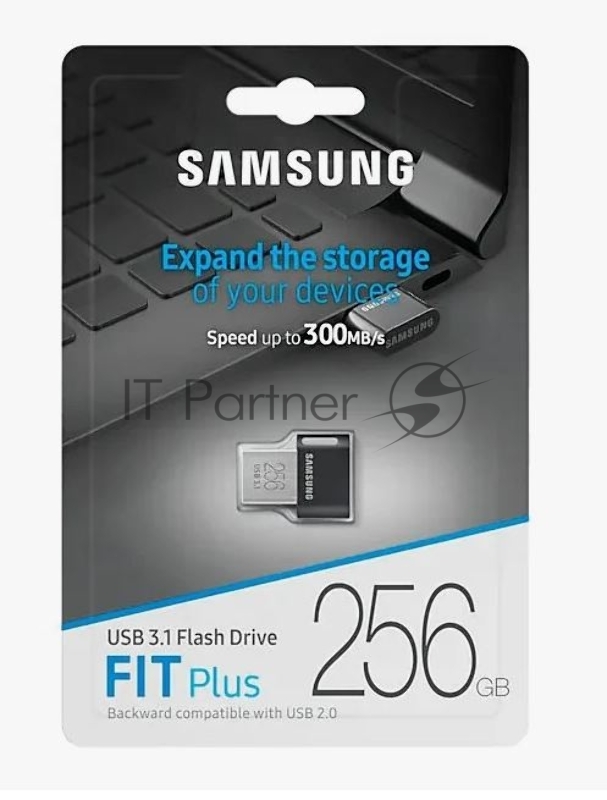 Флешка USB 256Gb USB Drive USB 3.1 Samsung FIT Plus (up to 300Mb/s) (MUF-256AB/APC)