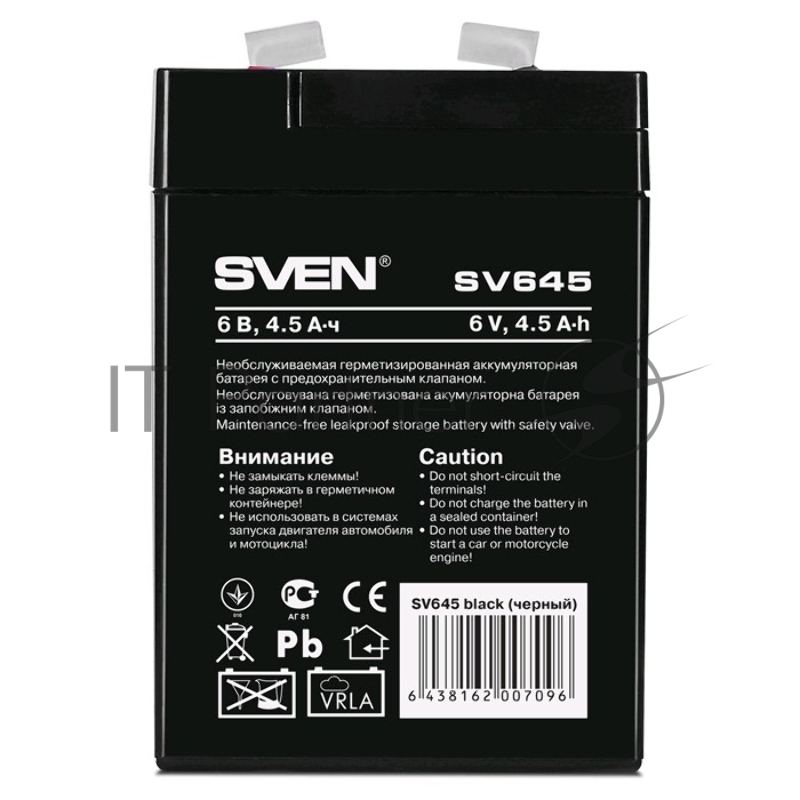 Батарея для ИБП SVEN SV645 (6V 4.5Ah)