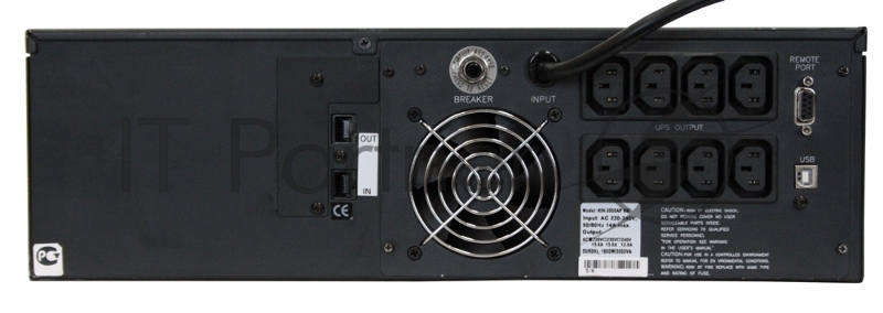 Источник бесперебойного питания Powercom King Pro RM KIN-600AP RM 360Вт 600ВА черный