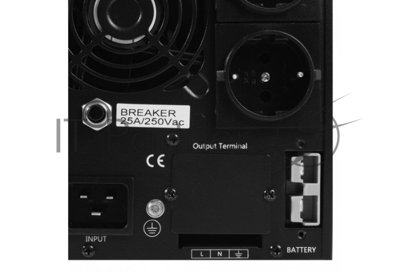 Источник бесперебойного питания Powerman Online 3000 Plus черный external battery pack (not included)(БЕЗ БАТАРЕИ)