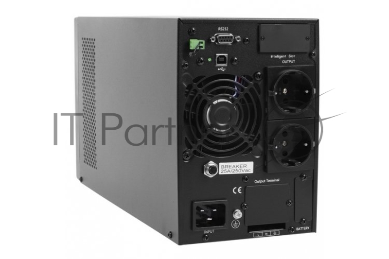 Источник бесперебойного питания Powerman Online 3000 Plus черный external battery pack (not included)(БЕЗ БАТАРЕИ)