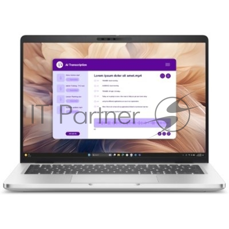 Ноутбук Dell Pro 14 Plus/14.0/IPS/Intel Core Ultra 5 236V/16GB/512GB SSD/Intel Arc graphics/Linux/серебристый/1.4