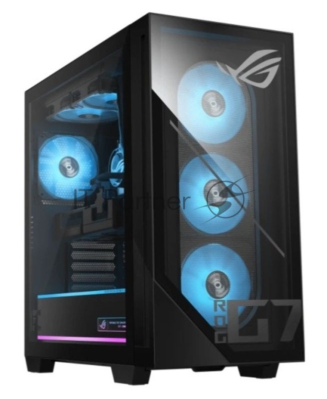 ПК ASUS ROG G700TF-7265KF245W Core Ultra 7 265F/64Gb/2TB M.2 2280 NVMe PCIe 4.0 SSD/nVidia RTX 5080 16Gb/Wi-Fi 6 + BT5.4 /850W/Win11 Home/BLACK/58L/Liquid Cooler
