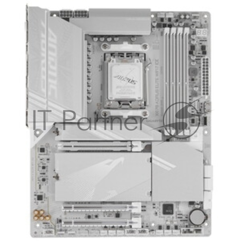 Материнская плата Gigabyte X870 A ELITE WIFI7 ICE, AM5, AMD X870, 4xDDR5, 4xSATA, 4xM.2, 1xPCI-E 5.0 x16, 1xPCI-E 4.0 x4, 1xPCI-E 3.0 x2, 1xHDMI, 1x 2.5Gb LAN, 2xUSB-C 4.0, 2xUSB 3.2 Gen 2, 4xUSB 3.2 Gen 1, 4xUSB 2.0, 2x3.5 мм, 7.1, ATX
