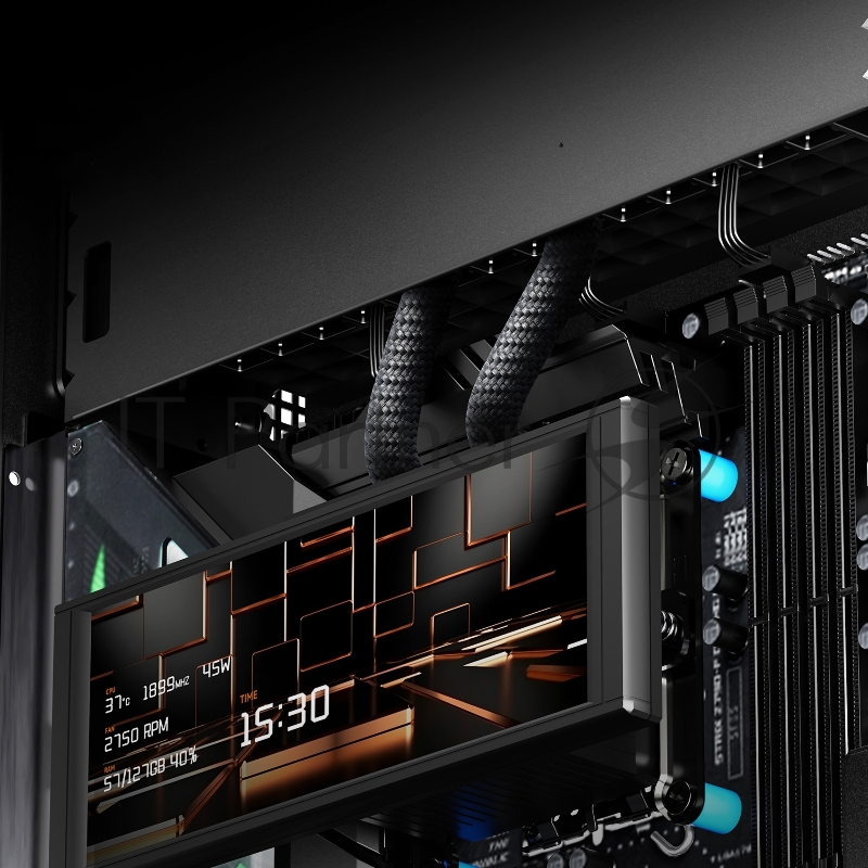 Корпус без блока питания Thermalright A70, Midi-Tower, TG, no fans, 2xUSB-A 3.0, 1xUSB Type-C, ATX, mATX, mITX Black