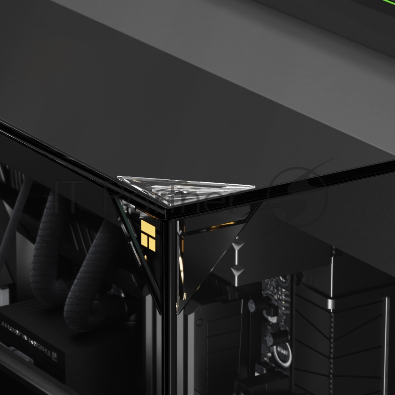 Корпус без блока питания Thermalright A70, Midi-Tower, TG, no fans, 2xUSB-A 3.0, 1xUSB Type-C, ATX, mATX, mITX Black