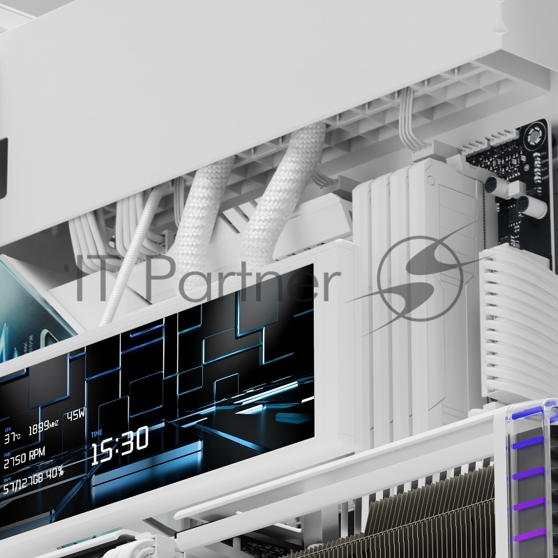 Корпус без блока питания Thermalright A70, Midi-Tower, TG, no fans, 2xUSB-A 3.0, 1xUSB Type-C, ATX, mATX, mITX White
