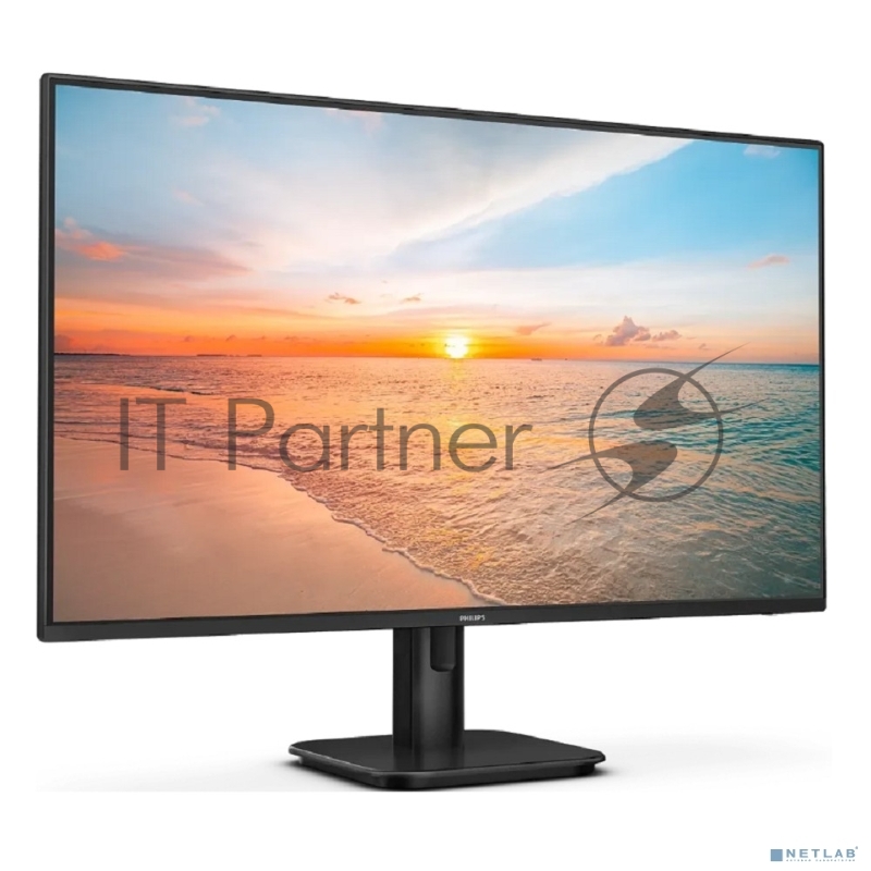 Монитор 27 Philips 27E1N1100D IPS 1920x1080, 100 Гц, 4 мс, 16:9, 250 кд/м², HDMI 1.4, VGA, DVI, 3.5 мм, Adaptive-Sync, черный