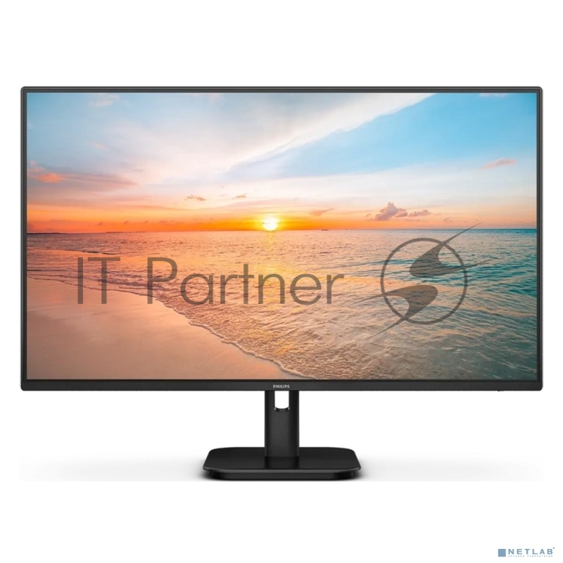 Монитор 27 Philips 27E1N1100D IPS 1920x1080, 100 Гц, 4 мс, 16:9, 250 кд/м², HDMI 1.4, VGA, DVI, 3.5 мм, Adaptive-Sync, черный
