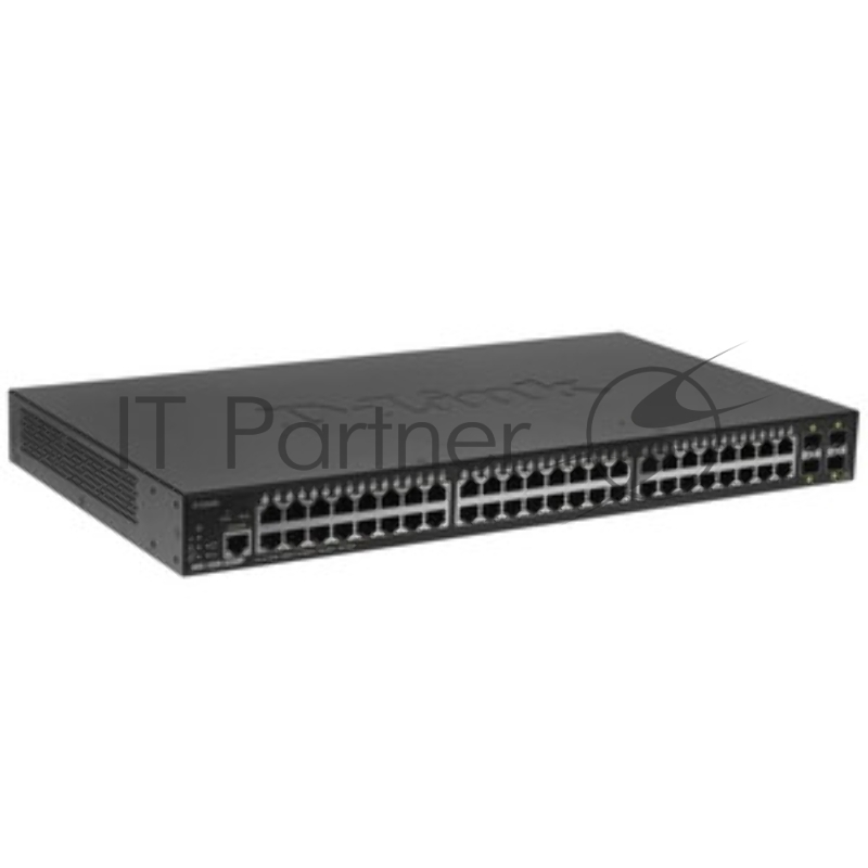 Коммутатор D-Link DGS-1250-52XMP/A1A, 48×1 Гбит/с + 4×10 Гбит/с SFP+, управляемый