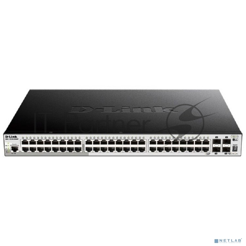 Коммутатор D-Link DGS-1250-52XMP/A1A, 48×1 Гбит/с + 4×10 Гбит/с SFP+, управляемый