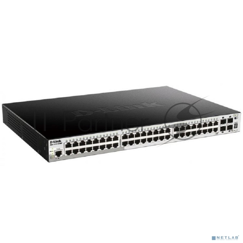 Коммутатор D-Link DGS-1250-52XMP/A1A, 48×1 Гбит/с + 4×10 Гбит/с SFP+, управляемый