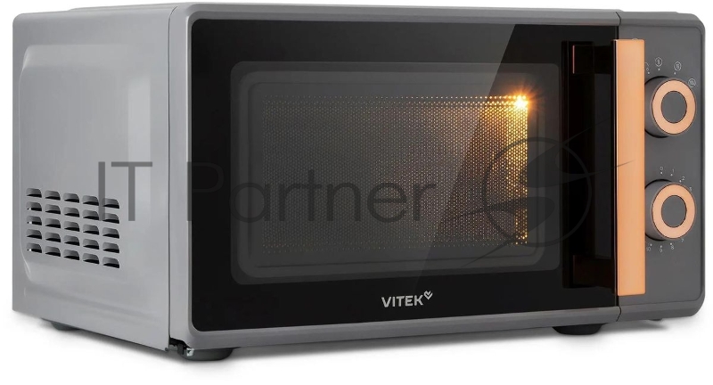 Микроволновая печь Vitek VT-MW1920 20л. 700Вт серый/золотистый