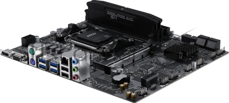 Материнская плата MSI PRO B850M-E EVO B850, AM5, 2*DDR5, 1*PCIEx16, 1*PCIEx1, 1*M.2, 6*USB3.2Gen1, 6*USB2.0, 4*SATA3.0, 2.5G, VGA, HDMI, M-ATX, RTL