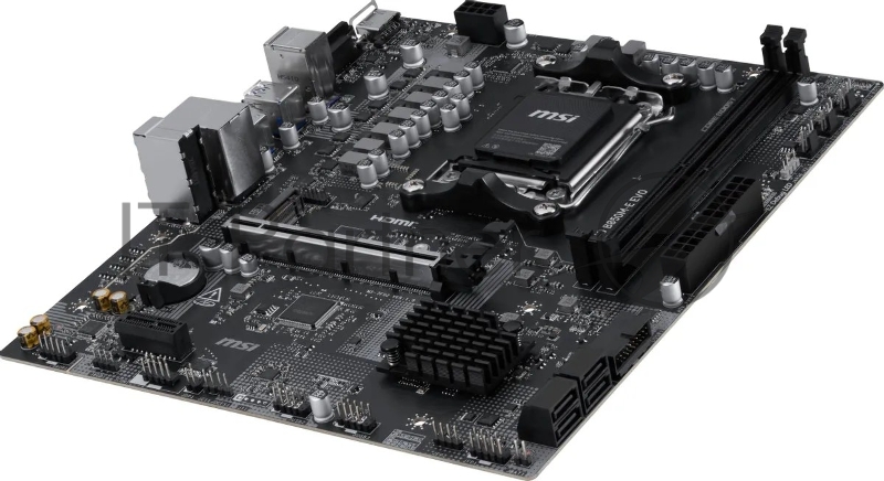 Материнская плата MSI PRO B850M-E EVO B850, AM5, 2*DDR5, 1*PCIEx16, 1*PCIEx1, 1*M.2, 6*USB3.2Gen1, 6*USB2.0, 4*SATA3.0, 2.5G, VGA, HDMI, M-ATX, RTL
