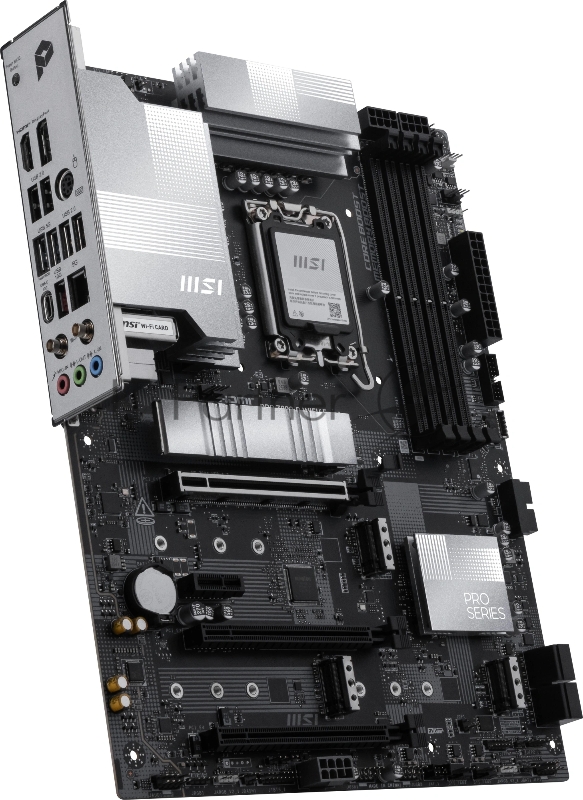 Материнская плата MSI PRO Z890-P WIFI6E Z890, LGA1851, 4*DDR5, 3*PCIEx16, 1*PCIEx1, 4*M.2, 2*TypeC, 1*USB3.2 Gen2, 6*USB3.2 Gen1, 8*USB2.0, 4*SATA3, 5G, DP, HDMI, ATX, RTL