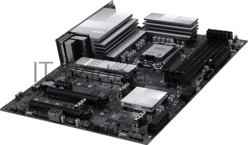 Материнская плата MSI PRO Z890-P WIFI6E Z890, LGA1851, 4*DDR5, 3*PCIEx16, 1*PCIEx1, 4*M.2, 2*TypeC, 1*USB3.2 Gen2, 6*USB3.2 Gen1, 8*USB2.0, 4*SATA3, 5G, DP, HDMI, ATX, RTL