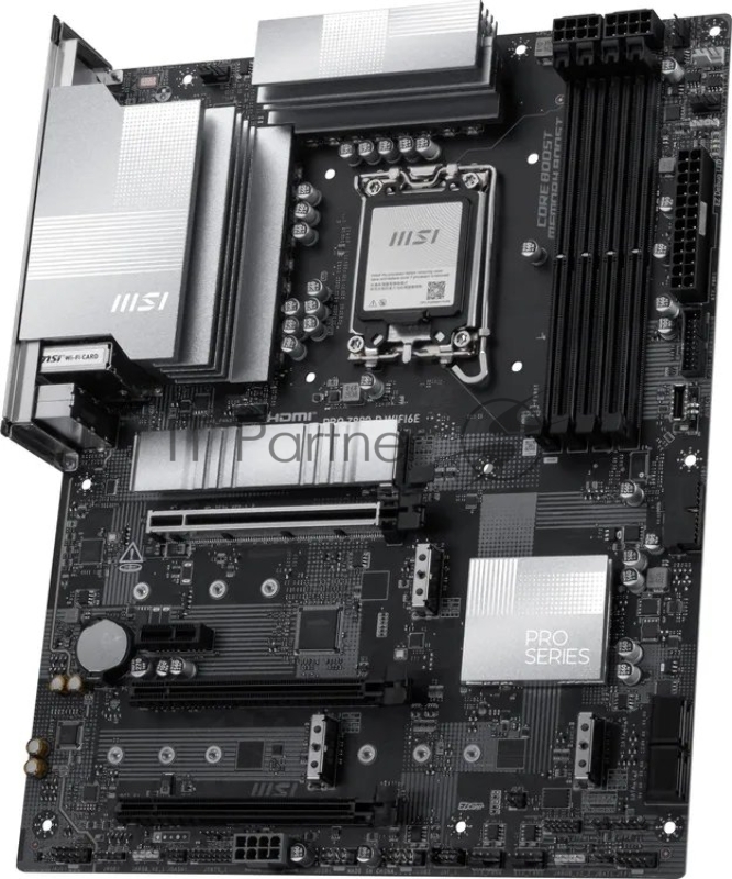 Материнская плата MSI PRO Z890-P WIFI6E Z890, LGA1851, 4*DDR5, 3*PCIEx16, 1*PCIEx1, 4*M.2, 2*TypeC, 1*USB3.2 Gen2, 6*USB3.2 Gen1, 8*USB2.0, 4*SATA3, 5G, DP, HDMI, ATX, RTL