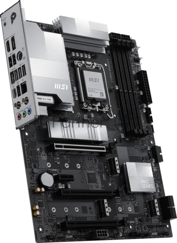 Материнская плата MSI PRO Z890-P WIFI6E Z890, LGA1851, 4*DDR5, 3*PCIEx16, 1*PCIEx1, 4*M.2, 2*TypeC, 1*USB3.2 Gen2, 6*USB3.2 Gen1, 8*USB2.0, 4*SATA3, 5G, DP, HDMI, ATX, RTL
