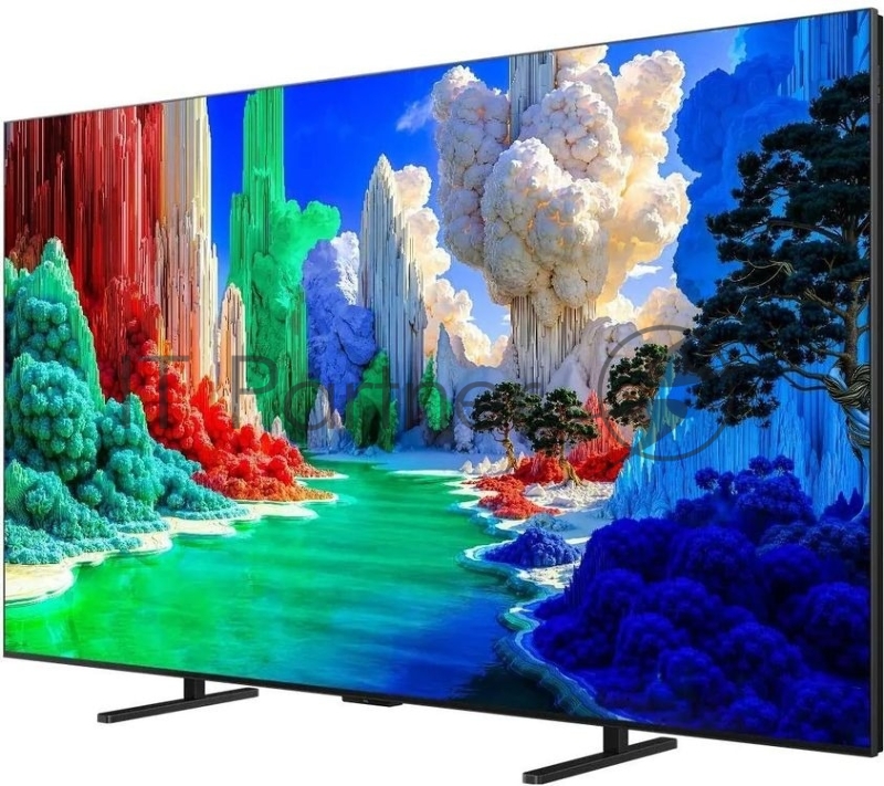 Телевизор TCL 55 55A400, черный, QLED, 3840x2160 4K Ultra HD, 144 Гц, Google TV, 3 ГБ/32 ГБ
