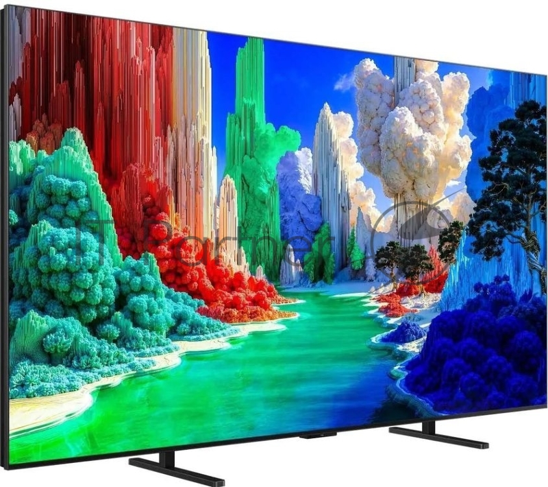 Телевизор TCL 55 55A400, черный, QLED, 3840x2160 4K Ultra HD, 144 Гц, Google TV, 3 ГБ/32 ГБ