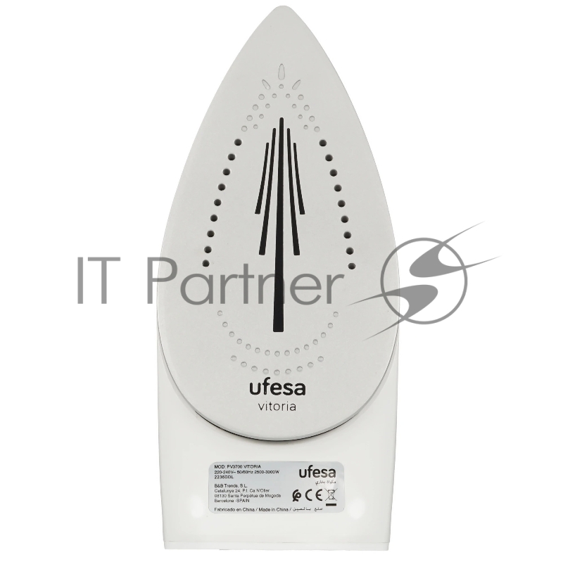 Утюг Ufesa PV3700 VITORIA белый/серый, 3000 Вт, 45 г/мин, 240 г/мин, 400 мл