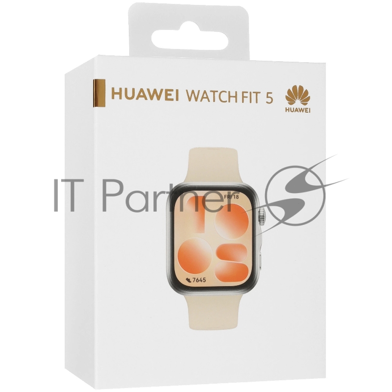 Смарт-часы HUAWEI Watch FIT 5 NKI-B19, 1.82, AMOLED, Bluetooth, NFC, IP6X, белый/серебристый